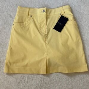 New Lohla Sport Yellow Golf, Tennis, Pickleball Skort Size 0 XS
